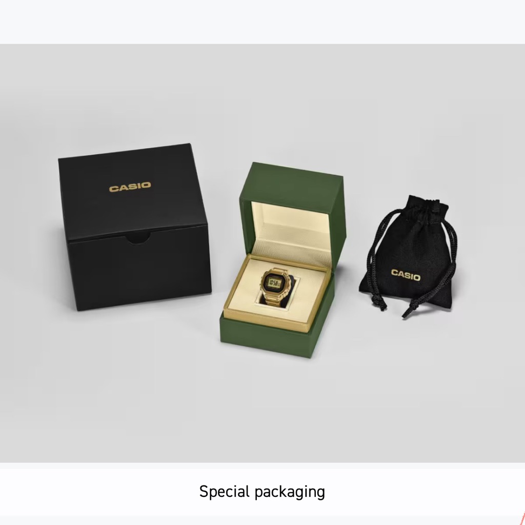 Casio Black And Gold Digital Watch